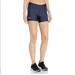 Under Armour women’s size Small on the court 4” shorts.  New with tags
